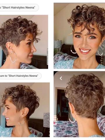 curly pixie cut for oval face artofit