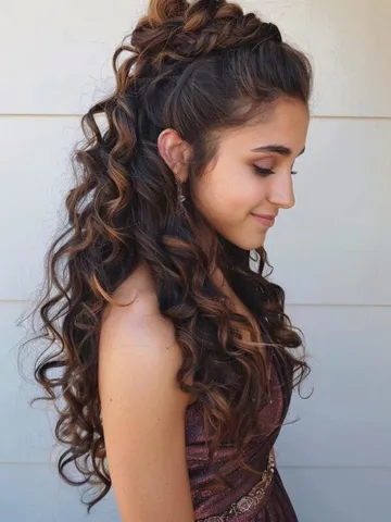 elegant curly hairstyles for prom inspiration and tips for a