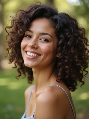 29 hairstyles for thin curly hair that add bounce shape mage