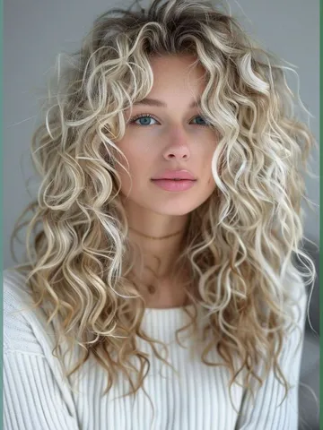 19 long curly hairstyles 2025 for women with bangs layers br