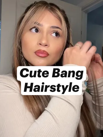 Cute Bang Hairstyle