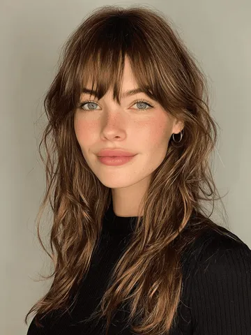 Transform Your Look: Wispy Bangs for Women (Styles, Styling Tips & Face ...