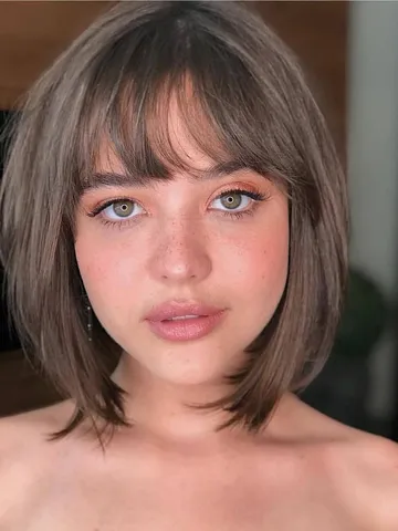 14+ Casual Short Hairstyles With Bangs For Girls 2019