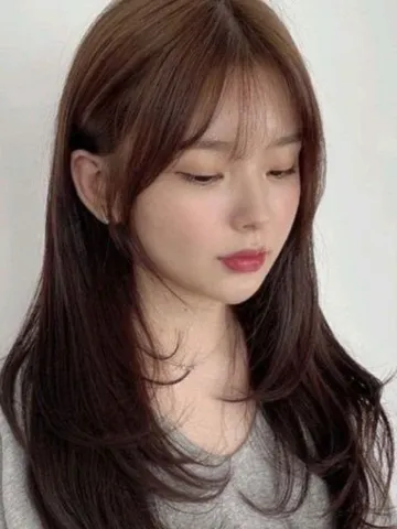 17 Stylish Korean Haircut Ideas for Women with Bangs