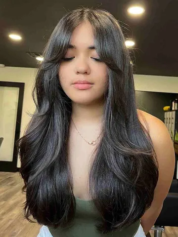 24 Best Ways to Pair Long Curtain Bangs with Straight Hair