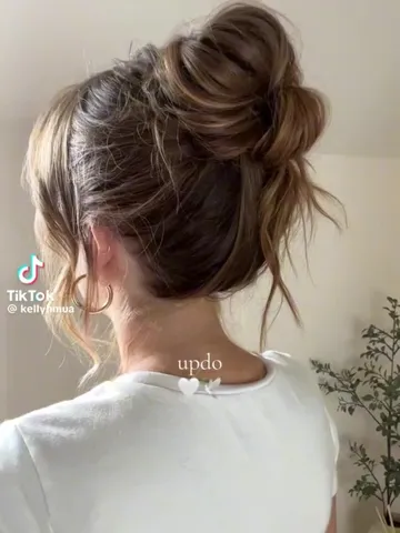 messy bun long hair styles hair styles cute hairstyles