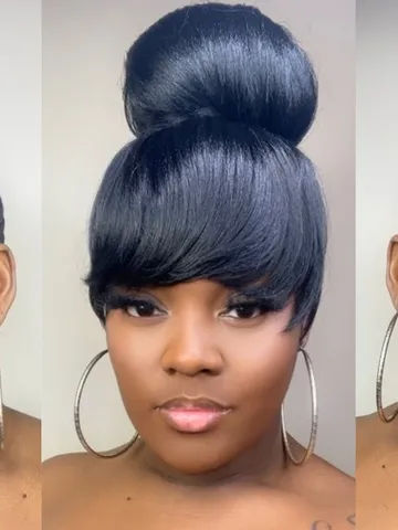 cute bun hairstyles for black hair infoupdate org