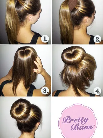 build a info about how to do a cute tight bun 1960 hairstyle