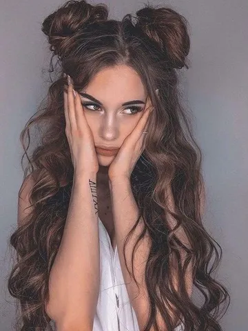 20 women space bun hairstyles you can copy right now vivieho