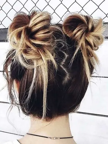 cute easy buns