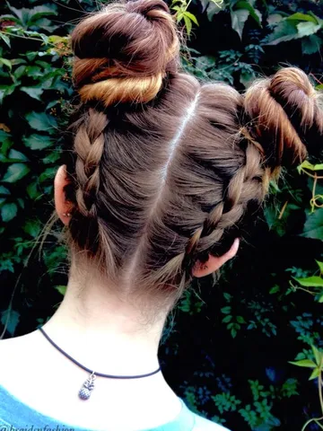 16 super cute space bun hairstyles you can try this year sty