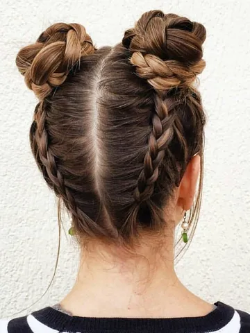 pin by kaaarciii on hair hair hair cute hairstyles bun hairs