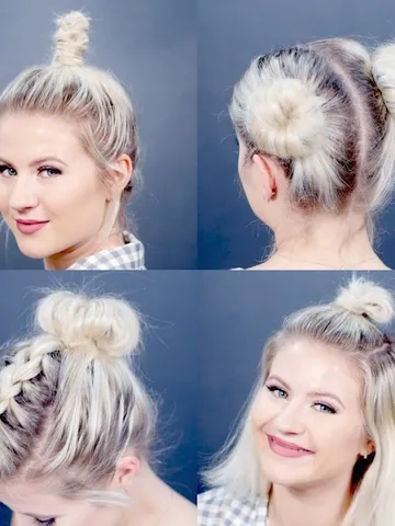 10 easy different bun hairstyles for short hair milabu youtu