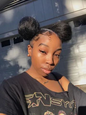 pin by lexi on hairstyles 2023 two buns hairstyle braided bu