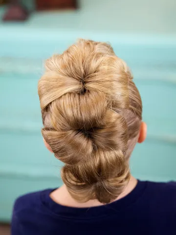 bun dance hairstyle