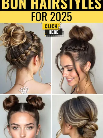 38 stunning bun hairstyles for 2025 in 2025 bun hairstyles c