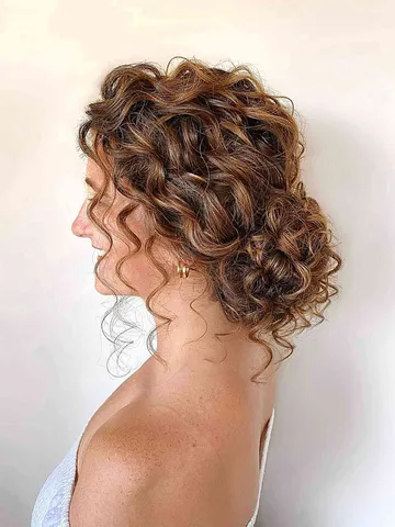 33 easy cute curly hair updos in trending in 2025 curly hair