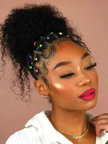 15 cute and fun rubber band hairstyles for 2025