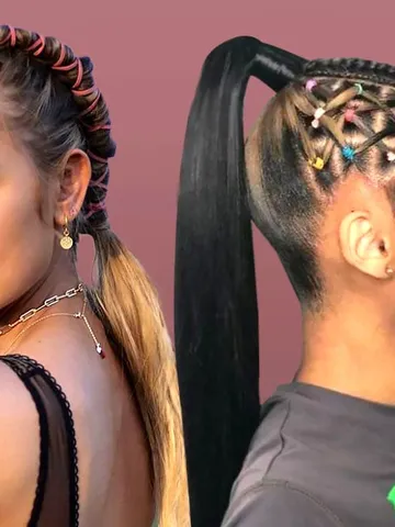 15 cute and fun rubber band hairstyles for 2025