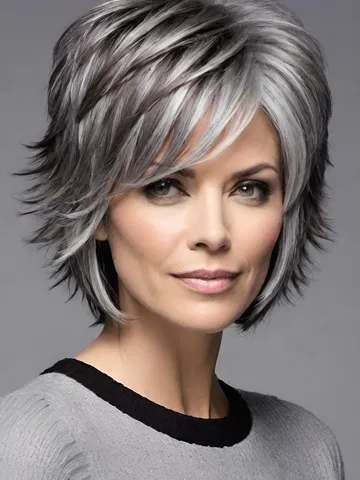 23 grey hairstyles for women medium length haircuts