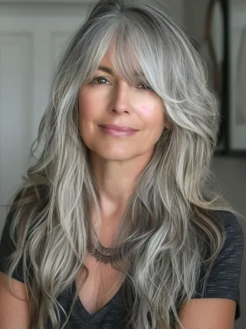 long gray hair is gorgeous at any age 50 photos that prove i