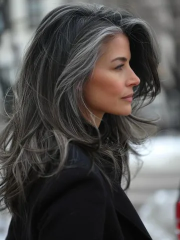 25 stunning long layered hairstyles for women over 50 in 202