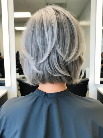 21 medium length gray hairstyle ideas embrace your silver lo