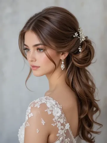 40 elegant medium hairstyles for ball gowns and evening dres