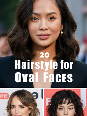 top 20 hairstyles for oval faces 2025 best looks for long sh