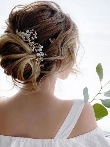 top 30 wedding hairstyles for medium hair 2024 hmp
