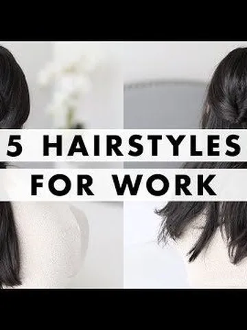 5 hairstyles for work in 90 seconds luxy hair hair styles wo