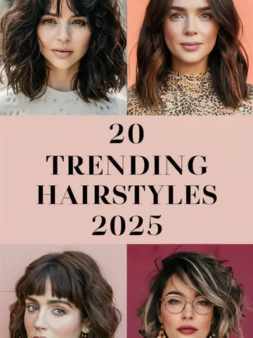 20 trending hairstyles 2025 short long and natural hair idea