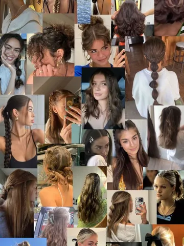 hair style inspo in 2024 easy hairstyles for thick hair diff