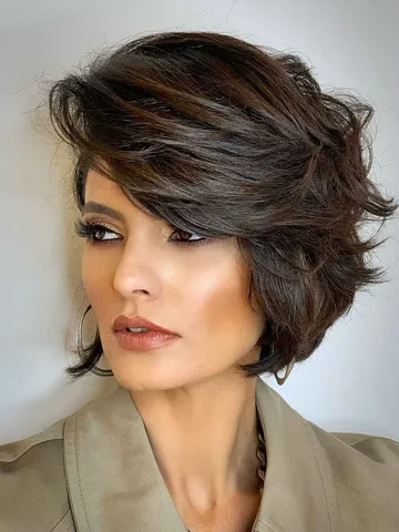 28 trendy short hairstyles with side bangs women love right