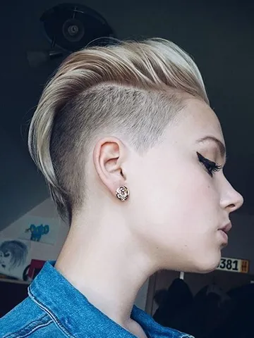 undercut hairstyle ideas with shapes for womens hair in