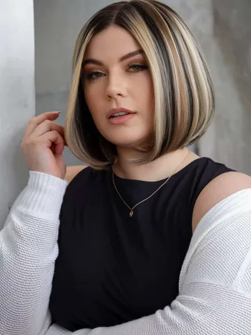 15 ways plus size women can get a flattering bob haircut for