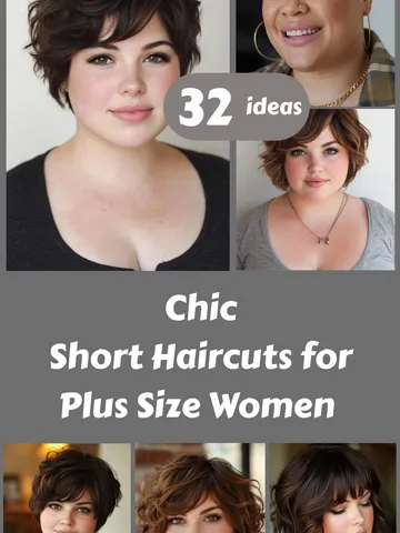 discover 32 trendy short hairstyles for plus size women you