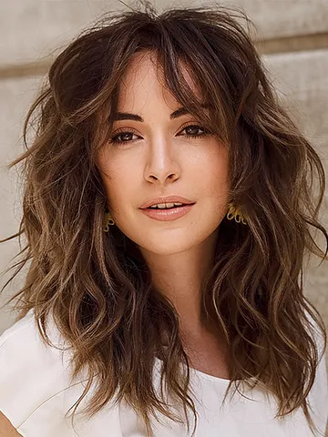 20 inspirations wavy layered haircuts for thick hair