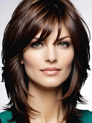 20 layered medium length hairstyles for women with thick hai
