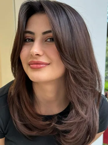 pin by atrin on hair style layered haircuts for medium hair