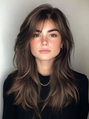 20 long layered haircuts 2025 for thick curly straight wavy