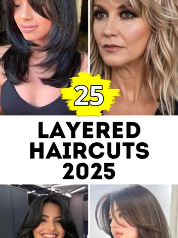 25 layered haircuts 2025 trendy styles for every hair length