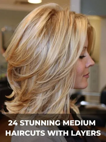 24 medium layered hairstyles for effortless chic 2025