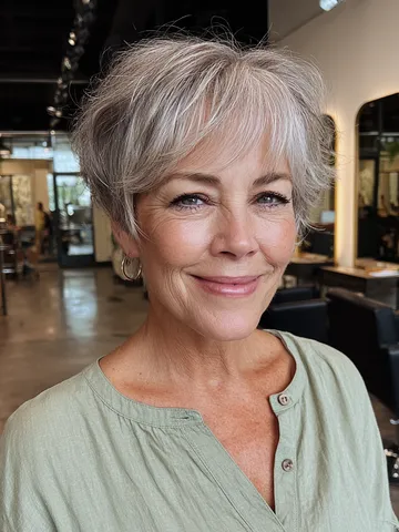 25 elegant layered pixie cuts women over 60 can easily style