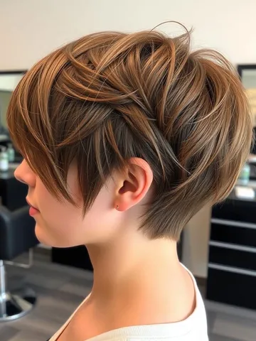 40 pixie haircuts for modern women layered caramel pixie