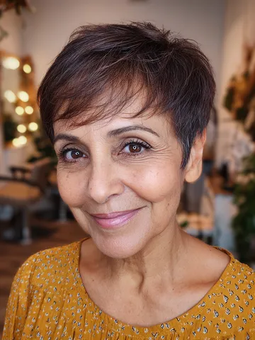 25 elegant layered pixie cuts women over 60 can easily style