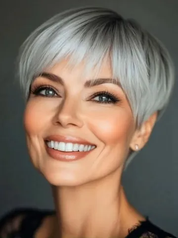 33 gorgeous long pixie cuts for older women to share with yo