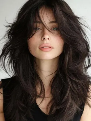 25 long wolf cut ideas for an effortless glam hair cuts long