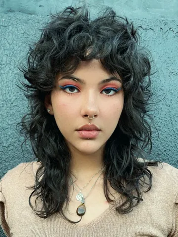 35 gorgeous wolf cut curly hair for women to try in 2023 hoo