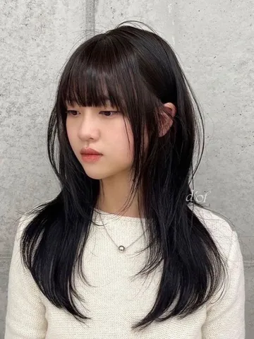 the sides of a haircut known as a wolf cut are shorter and t